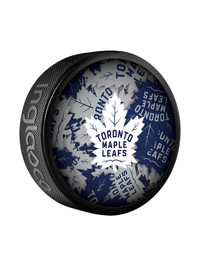 NHL Puck Souvenir Collector Clone Maple Leafs