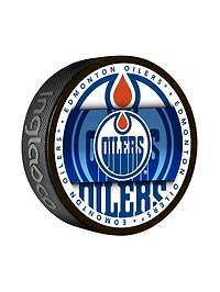NHL Puck Souvenir Collector Medallion Oilers