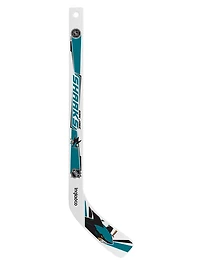 NHL Mini Stick Breakaway Sharks (White)