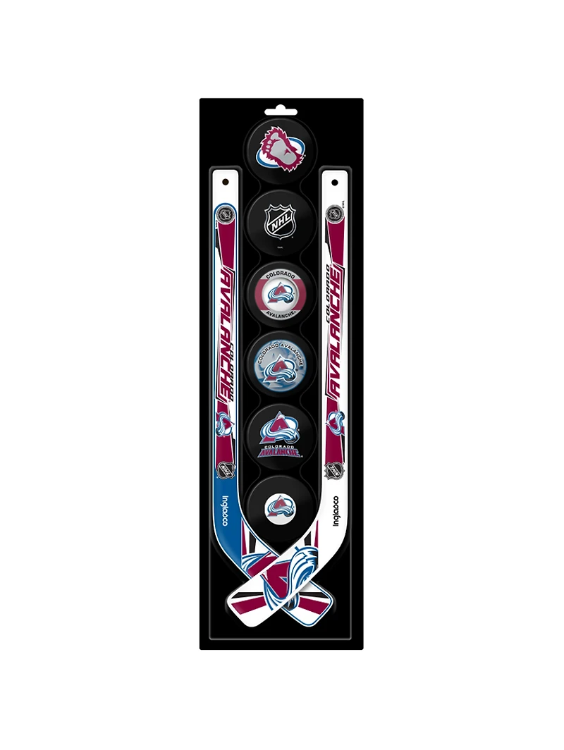 NHL Mini Stick 6Pack Set Avalanche