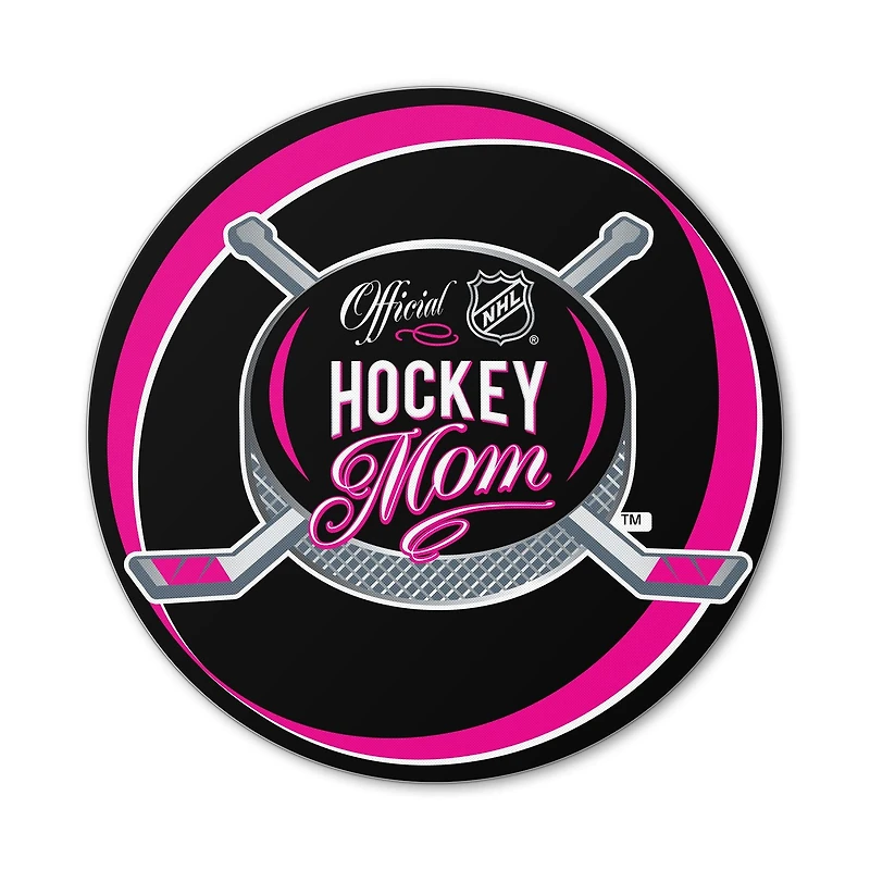NHL Magnet 8" Logo Hockey Mom