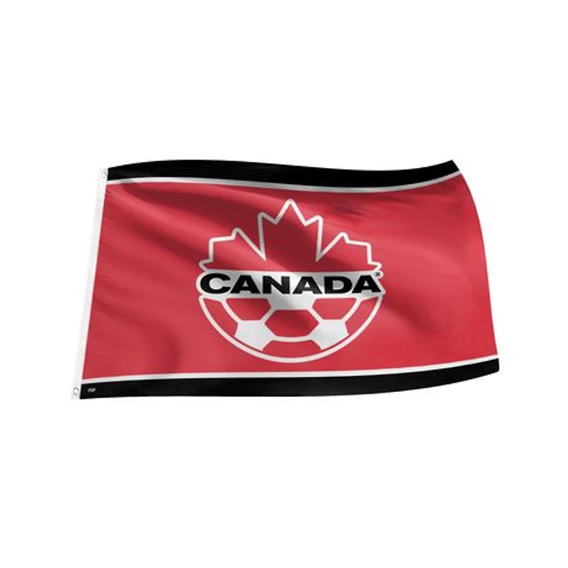 Canadian Soccer Association Flag 3x5 Logo Team Canada