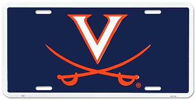 NCAA License Plate Metal Virginia Cavaliers