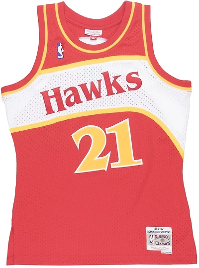 NBA Hardwood Classics Player 1986-87 Swingman Jersey Dominique Wilkins Hawks (Scarlet)