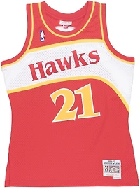 NBA Hardwood Classics Player 1986-87 Swingman Jersey Dominique Wilkins Hawks (Scarlet)