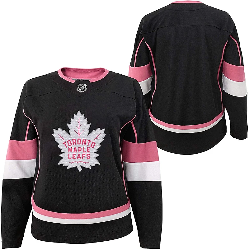 NHL Youth Fashion Jersey Maple Leafs (Black)