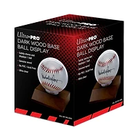 Baseball Display Wood (Dark)