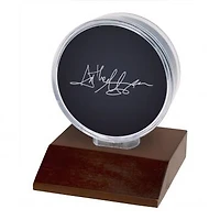 Ultra Pro UP81677 Hockey Puck Dark Wood Base Display Holder