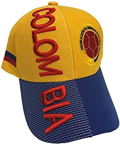Country Hat 3D Colombia (Yellow and Blue)