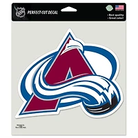 NHL Perfect Cut Decal 8x8 Avalanche