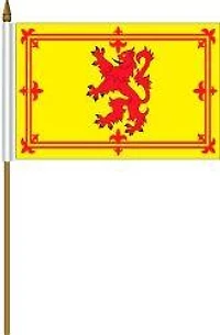 Country Mini-Stick Flag Scotland (Lion Rampant)
