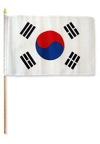 Country Mini-Stick Flag South Korea