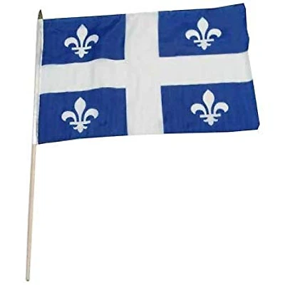 Country Provincial Mini-Stick Flag Quebec