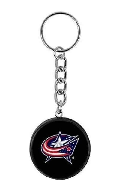 NHL Keychain Puck Blue Jackets