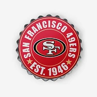 NFL Wall Logo Bottle Cap 49ers
