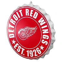 NHL Wall Logo Bottle Cap Red Wings