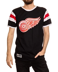 NHL T-Shirt Retro Varsity Inset Red Wings
