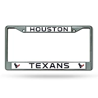 NFL License Plate Frame Metal Texans