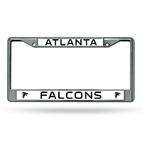 NFL License Plate Frame Metal Falcons