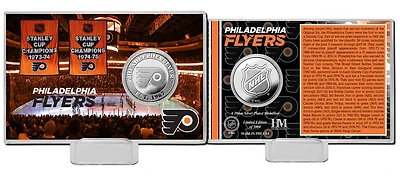 NHL Silver Coin Card "History" Flyers