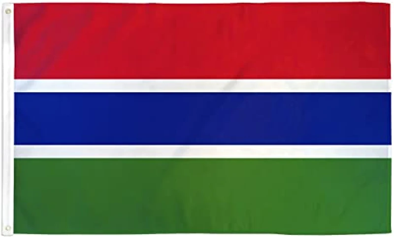 Country Flag 3x5 Gambia