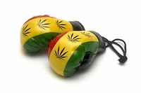 Weed Leaf Boxing Gloves Set