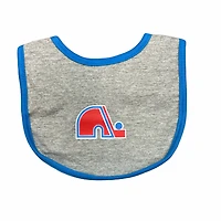 NHL Infant 2Pc Bib Set Back to the Basics Nordiques
