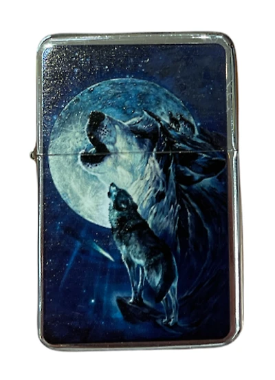 Star Lighter Wolf Howling At Moon