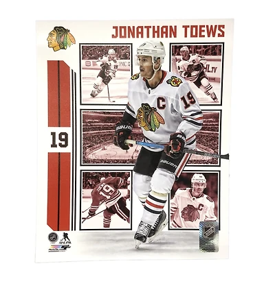 NHL 8x10 Jonathan Toews Blackhawks Player Photograph Collage
