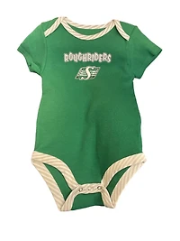 CFL Infant 3Pc Onesie Set 3rd Down Roughriders