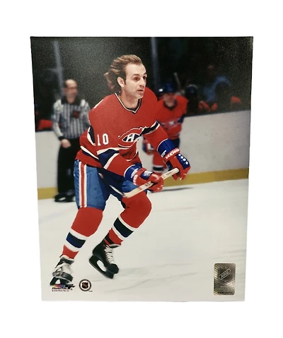 NHL 8x10 Vintage Player Photograph On Ice Guy Lafleur Canadiens