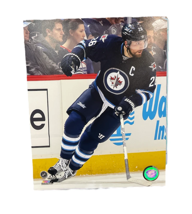 NHL 8x10 Player Photograph Skate Blake Wheeler Jets