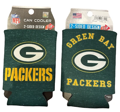 NFL Neoprene Can Cooler Heather Packers