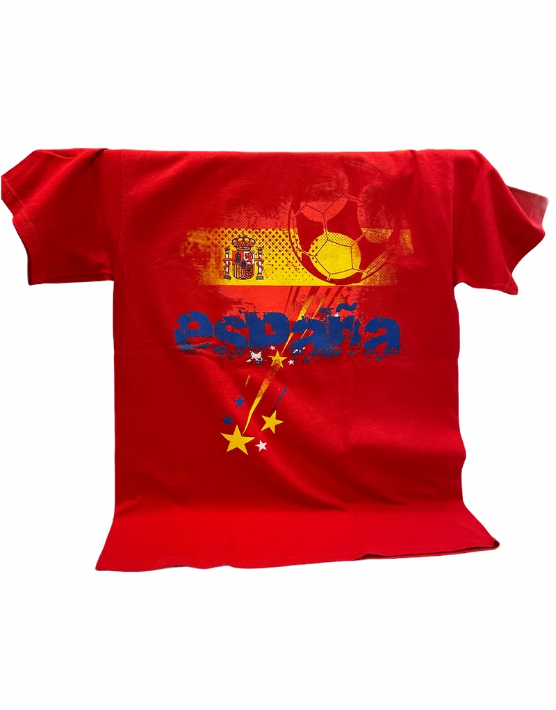 Country T-Shirt Soccerball Spain
