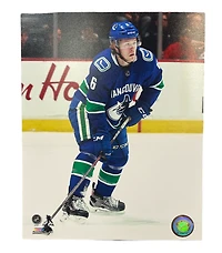 NHL 8x10 Player Photograph Close Up Brock Boeser Canucks