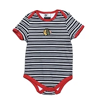 NHL Infant Onesie Stripe Blackhawks