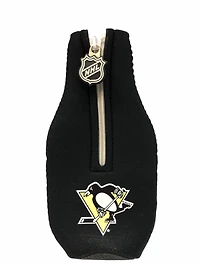NHL Neoprene Bottle Cooler Logo Penguins