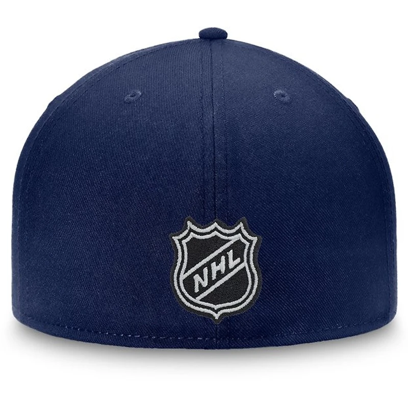 NHL Hat Core Primary Logo Fitted Kraken (Navy Blue)