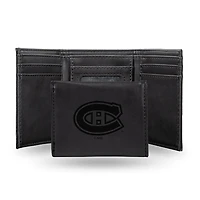 NHL Wallet Leather Tri-Fold Canadiens (Black)