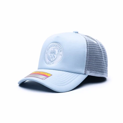 EPL Hat Mesh Back Fog Trucker Manchester City FC