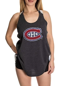 NHL Ladies Tanktop Flowy Crochet Canadiens