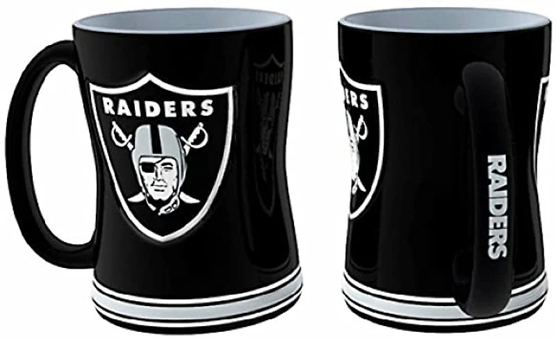 NFL Coffee Mug Sculpted Relief Raiders