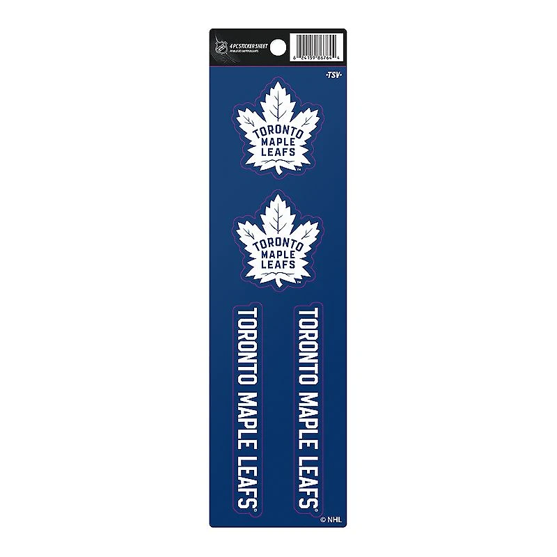 NHL 4Pc Sticker Sheet Maple Leafs