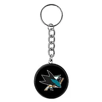 NHL Keychain Puck Sharks