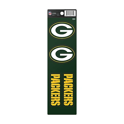 NFL 4Pc Sticker Sheet Packers