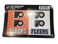 NHL Team Sticker Sheet Flyers