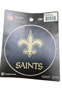 NFL Round Decal Saints