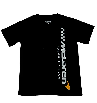 McLaren Formula 1 Team Youth T-Shirt Checkered Flag Auto Racing