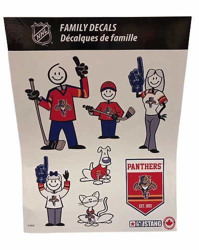 NHL Family Decals Panthers (1993-2016 Logo)