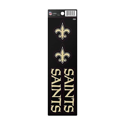 NFL 4pc Sticker Sheet Saints